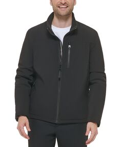 Мужская классическая куртка soft shell на подкладке из шерпы Calvin Klein, черный