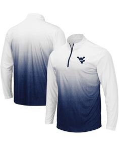 Мужская темно-синяя куртка west virginia mountaineers magic team logo с молнией на четверть Colosseum, синий