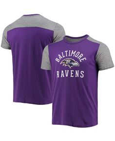 Мужская пурпурно-серая футболка baltimore ravens field goal slub Majestic, мульти