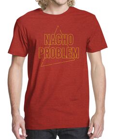 Мужская футболка с рисунком nacho problem Buzz Shirts, мульти