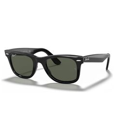 Поляризованные солнцезащитные очки унисекс с низкой перемычкой, rb2140f original wayfarer classic 54 Ray-Ban, черный