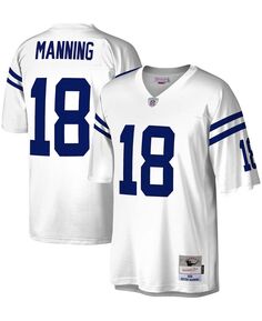Футболка Mitchell &amp; Ness Men&apos;s Peyton Manning White Indianapolis Colts Legacy, белый
