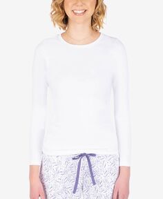 Женская базовая рубашка с длинным рукавом Pajamas for Peace, белый