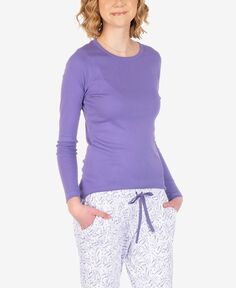 Женская базовая рубашка с длинным рукавом Pajamas for Peace, мульти
