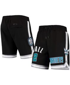 Мужские шорты lamelo ball black charlotte hornets team player Pro Standard, черный