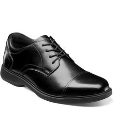 Мужские кроссовки kore pro cap toe oxford с нескользящей технологией комфорта Nunn Bush, черный