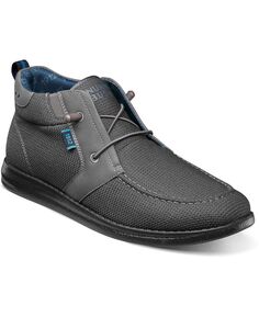 Мужские ботинки чукка с мокасинами brewski toe Nunn Bush, темно-серый