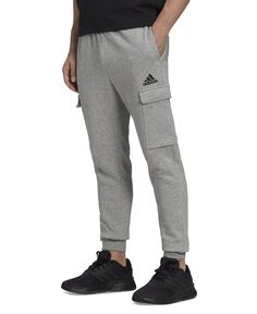 Мужские классические флисовые джоггеры карго essentials с зауженным кроем adidas