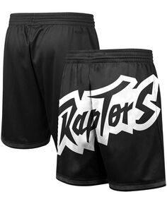 Мужские черные модные шорты toronto raptors big face 3.0 Mitchell &amp; Ness, черный