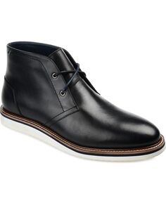 Мужские ботинки keegan с простым носком chukka Thomas &amp; Vine, черный