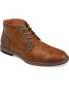 Мужские ботинки чукка franco plain toe Vance Co., коричневый