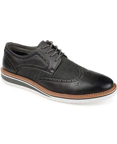 Мужские туфли дерби warrick wingtip Vance Co., серый