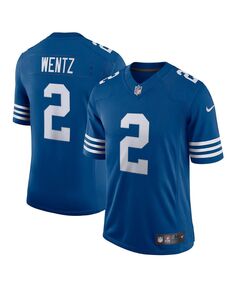 Мужская футболка carson wentz royal indianapolis colts alternate vapor limited jersey Nike