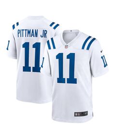 Мужская майка michael pittman jr. white indianapolis colts game jersey Nike, белый