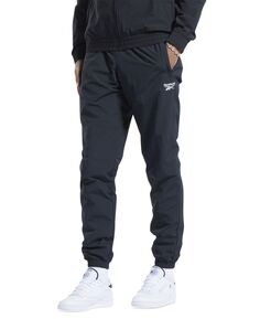 Мужские спортивные брюки classics vector slim-fit с логотипом Reebok, мульти