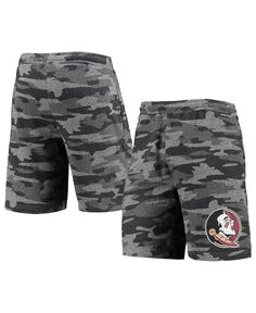 Мужские темно-серые шорты florida state seminoles camo backup terry jam lounge shorts Concepts Sport, мульти