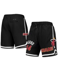 Мужские черные шорты tyler herro miami heat team player Pro Standard, черный