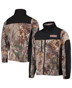 Мужская куртка realtree camo и black san francisco 49ers hunter softshell с молнией во всю длину Dunbrooke, мульти