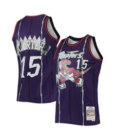 Мужская vince carter purple toronto raptors 1998-99 hardwood classics 75th anniversary diamond swingman jersey Mitchell &amp; Ness, фиолетовый