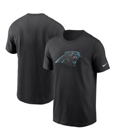 Мужская черная футболка с логотипом carolina panthers primary Nike, черный