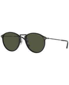 Мужские солнцезащитные очки, 51 Giorgio Armani, черный