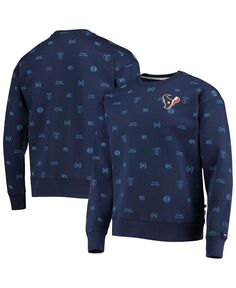 Мужская темно-синяя толстовка с капюшоном houston texans reid graphic pullover Tommy Hilfiger, синий