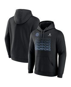 Мужская черная толстовка с капюшоном new york city fc 2021 mls cup champions standard pullover Fanatics, черный