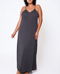 Модальное платье для отдыха больших размеров lilliana iCollection, серый