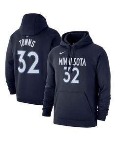 Толстовка с капюшоном Nike Karl Anthony Towns Timberwolves 2019/20, темно-синий