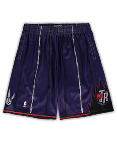 Мужские шорты mitchell ness purple toronto raptors big tall hardwood classics team swingman Mitchell &amp; Ness, фиолетовый