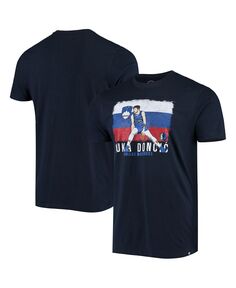 Мужская футболка с рисунком luka doncic navy dallas mavericks player &apos;47 Brand, синий