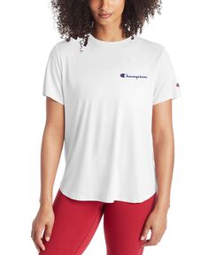 Женская классическая футболка с логотипом Champion, белый