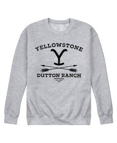 Мужская флисовая толстовка yellowstone dutton ranch arrows AIRWAVES, серый