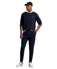 Мужские брюки-джоггеры двойной вязки Polo Ralph Lauren, синий