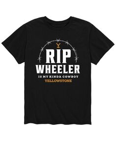 Мужская футболка yellowstone rip wheeler AIRWAVES, черный