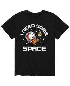 Мужская футболка peanuts need space AIRWAVES, черный