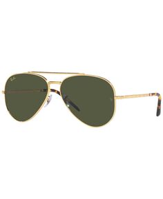 Солнцезащитные очки унисекс, rb3625 new aviator 55 Ray-Ban, мульти