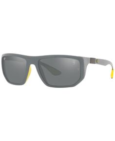 Солнцезащитные очки унисекс rb8361m scuderia ferrari collection 60 Ray-Ban, серый
