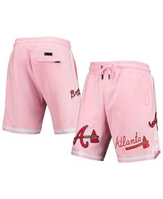 Мужские розовые клубные шорты с логотипом atlanta braves Pro Standard, розовый