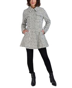 Женское однобортное твидовое пальто с юбкой Laundry by Shelli Segal, мульти