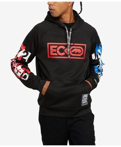 Мужская толстовка с капюшоном frontlines Ecko Unltd, черный