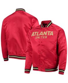 Мужская красная куртка atlanta united fc raglan full-snap Mitchell &amp; Ness, красный