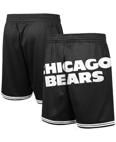 Мужские черные модные шорты chicago bears big face 3.0 Mitchell &amp; Ness, черный