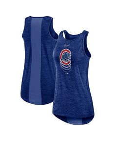 Женская майка royal chicago cubs logo fade high neck performance tank top Nike