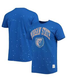 Мужская футболка royal morgan state bears bleach splatter Original Retro Brand