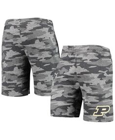 Мужские угольно-серые шорты purdue boilermakers camo backup terry jam lounge shorts Concepts Sport, мульти