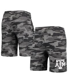 Мужские угольно-серые шорты texas a&amp;m aggies camo backup terry jam lounge Concepts Sport, мульти