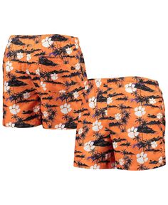 Мужские оранжевые плавки clemson tigers island palm FOCO