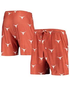 Мужские шорты texas orange texas longhorns flagship с принтом jam по всей поверхности Concepts Sport, мульти