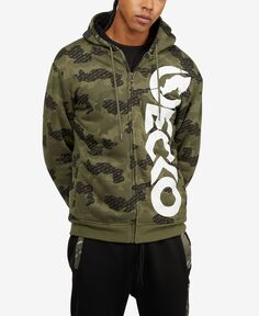 Мужская толстовка с капюшоном far out sherpa Ecko Unltd, зеленый